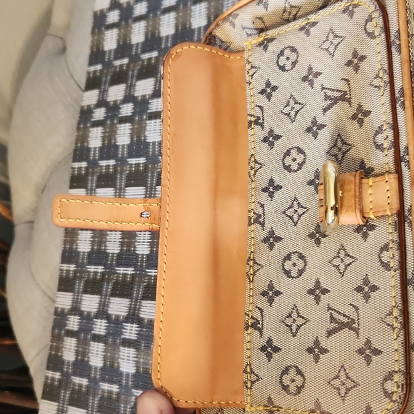 Louis Vuitton Monogram Vintage Mini Lin Juliet MM Shoulder Bag Brown - Picture 6 of 17